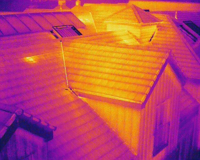 Thermal Imaging Roof Survey Image Dewsbury